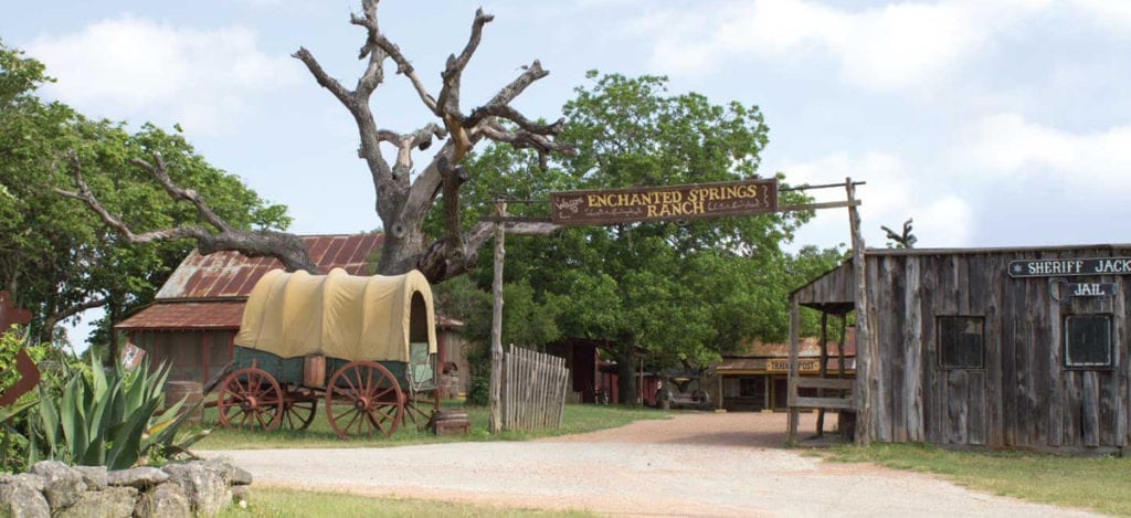 Front Entrance of Enchanted Springs Ranch True Texas Event Venue