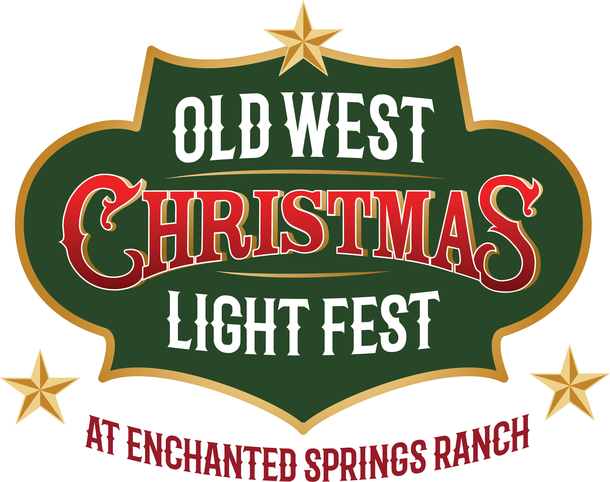 Home of Old West Christmas Light Fest at Enchanted Springs Ranch