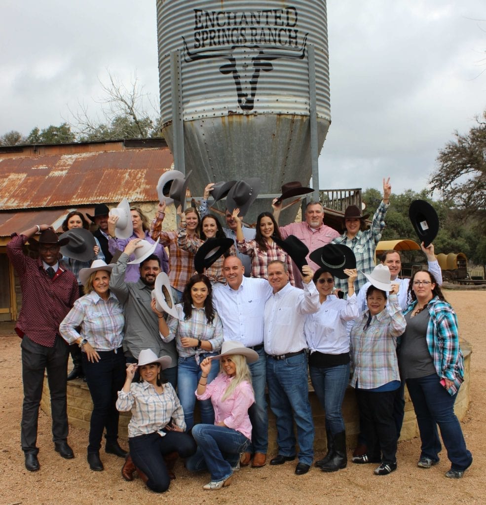 Group photos in front of ESR Water Silo